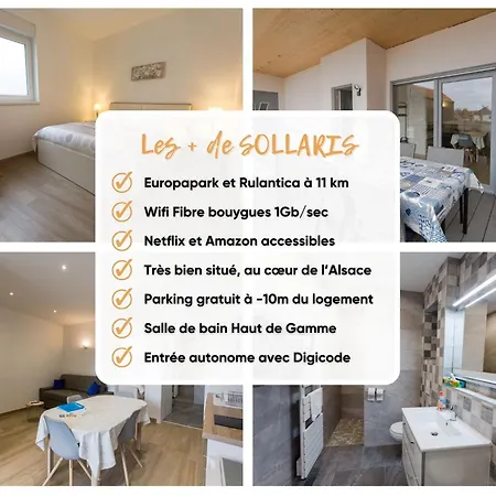Sollaris 1ère étage à 11km De Europa-park Appartement